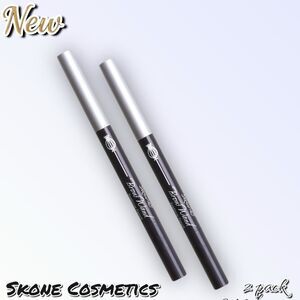 New 2 Pack Skone Cosmetics Eyebrow Brow Wand Pencil Makeup - Chocolate
